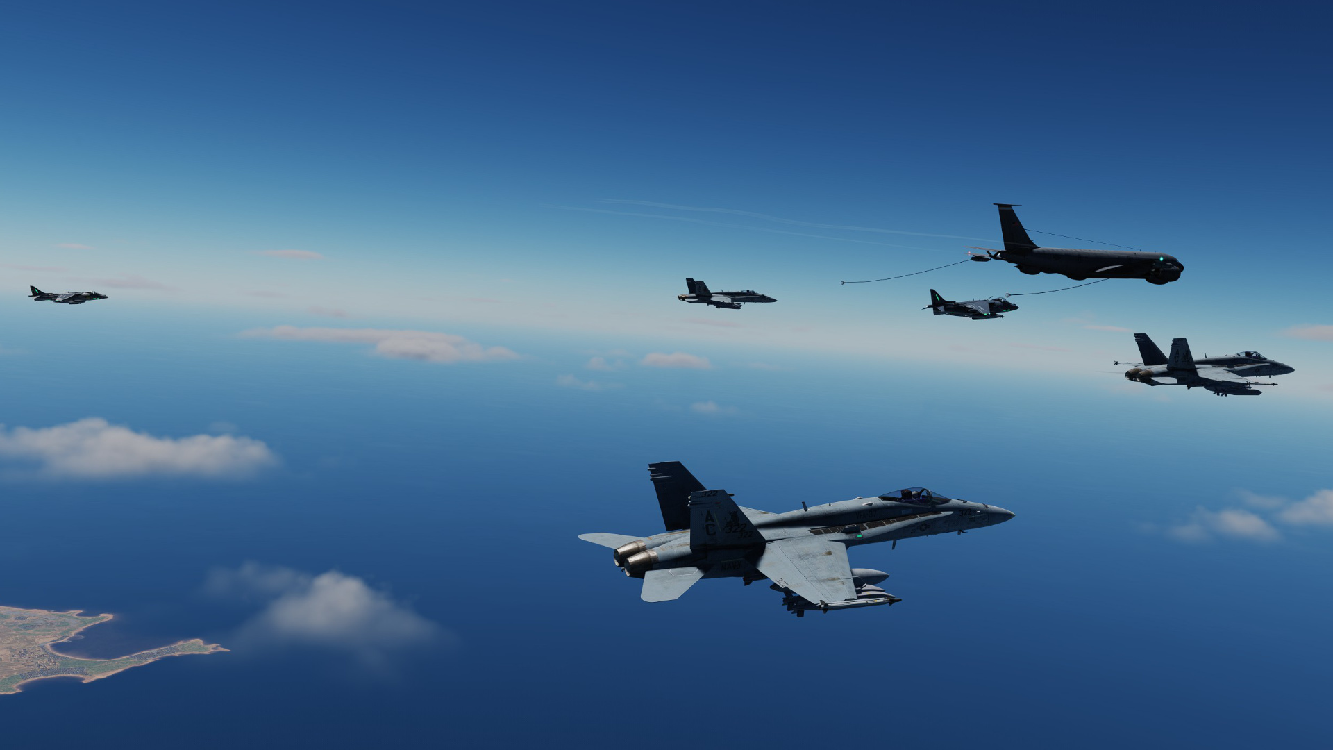 Luftbetankung verschiedene Typen