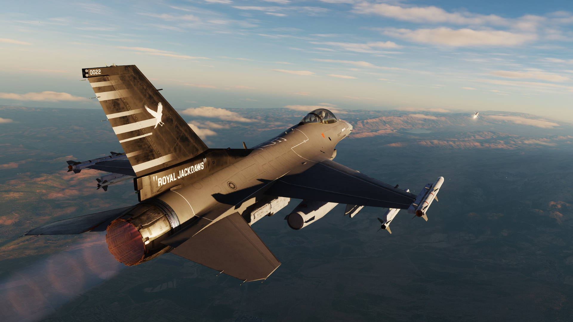 F-16 Raketenabschuss