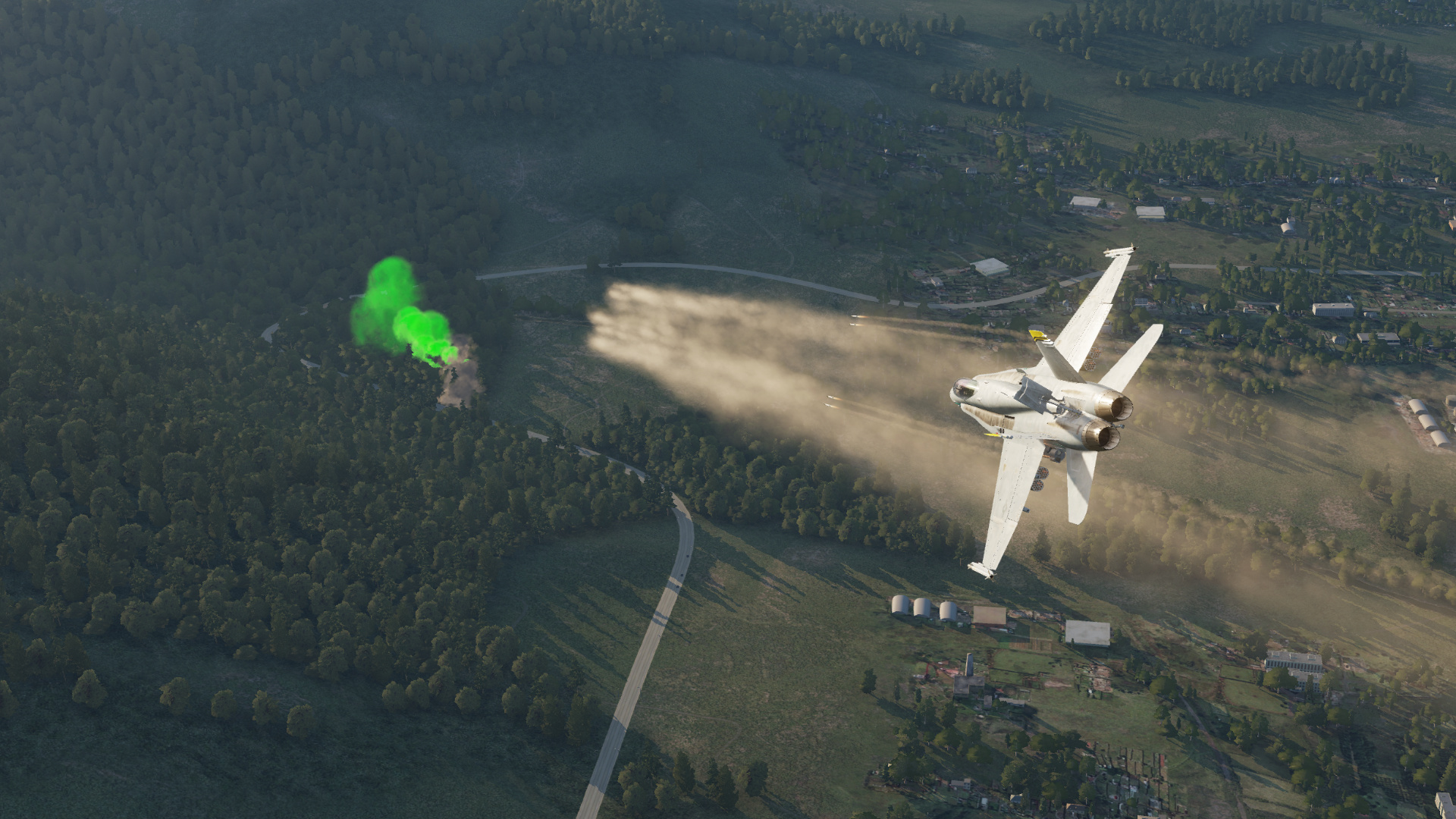 F/A-18 Raketenangriff